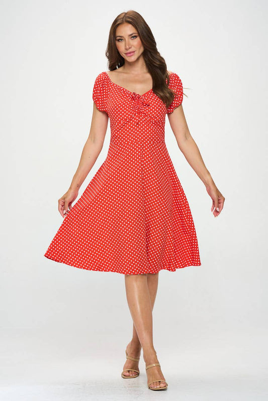 Red Polka Dot Dress