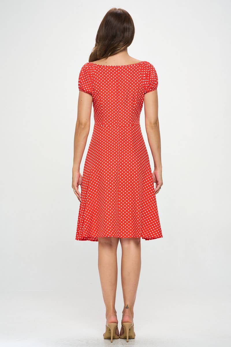 Red Polka Dot Dress