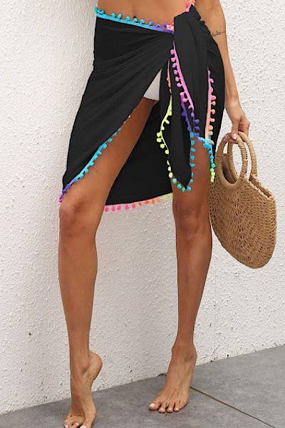 Swimwear Wrap skirts: One size / Black